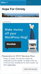 Mobile Screenshot of hopeforchristy.com